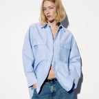 Camisa oversize oxford