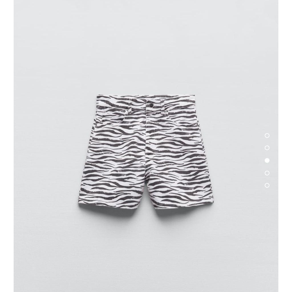 Shorts de cebra