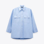 Camisa oversize oxford