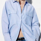 Camisa oversize oxford