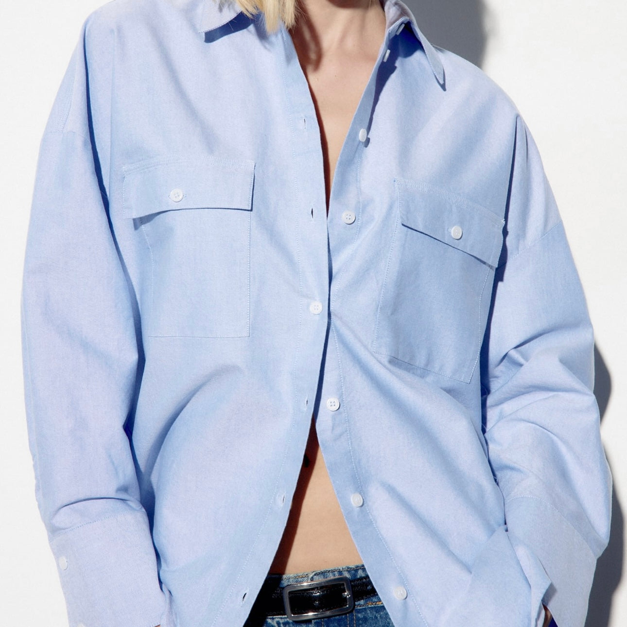 Camisa oversize oxford