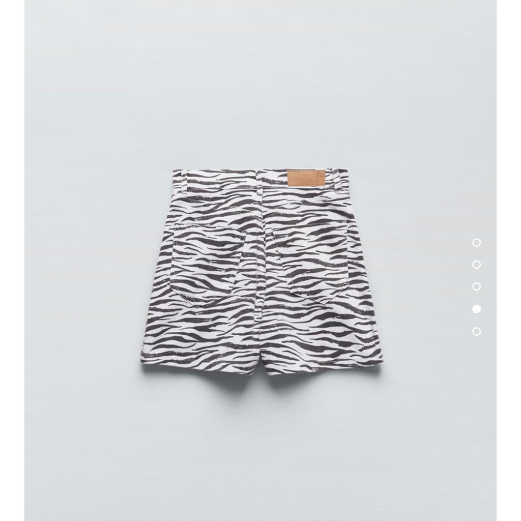 Shorts de cebra