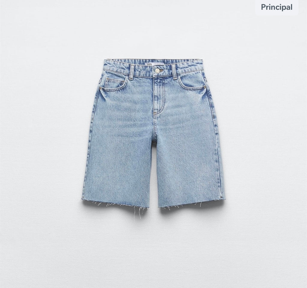 Shorts z1975 high rise azul medio