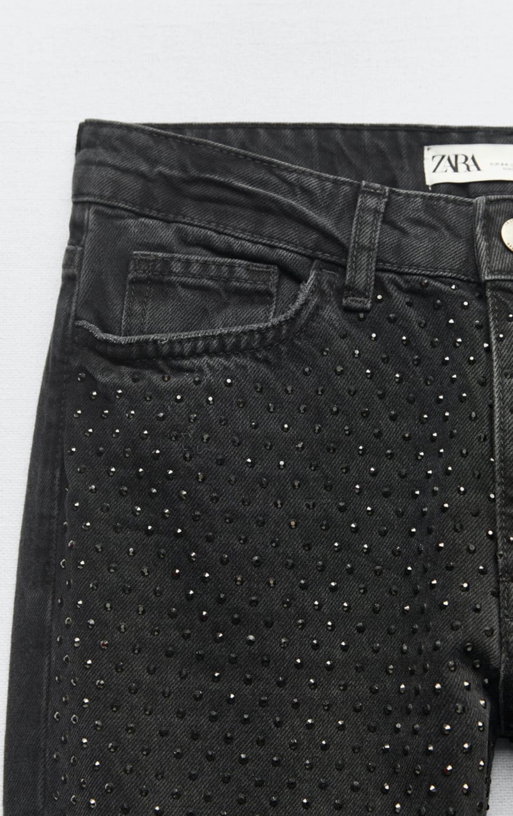 Jeans zw the slim with rhinestones
