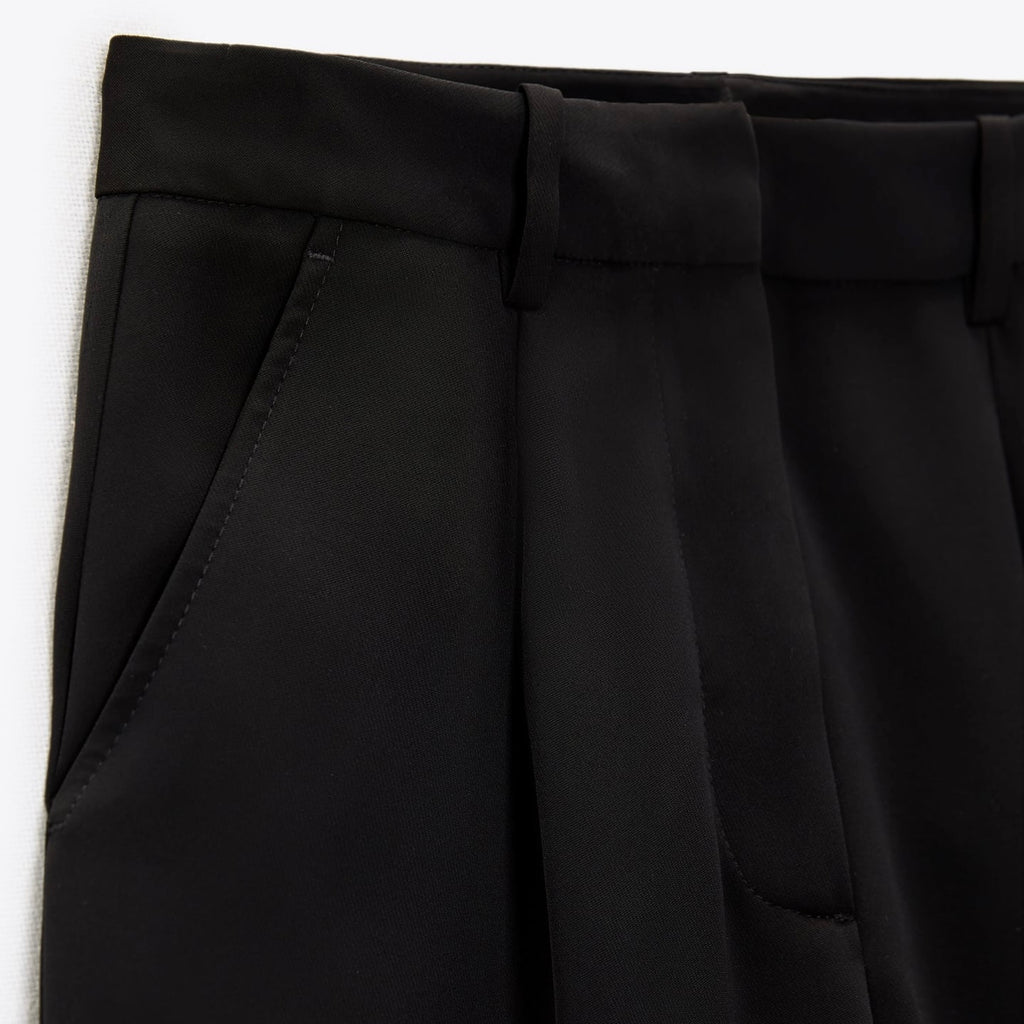 Pantalón pinzas wide leg