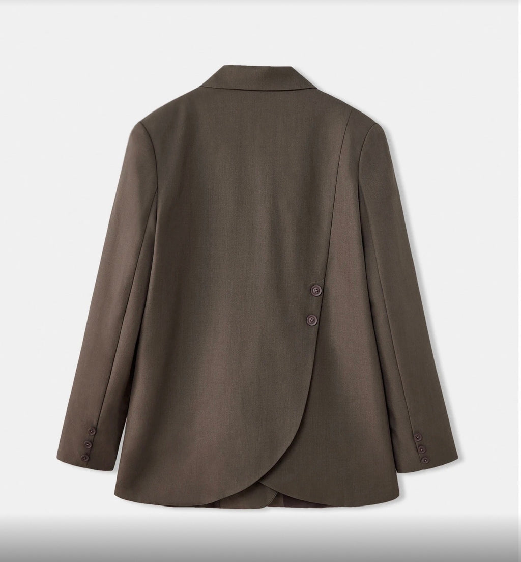 Blazer details botón trasero