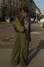 Chaqueta de piel sintetica