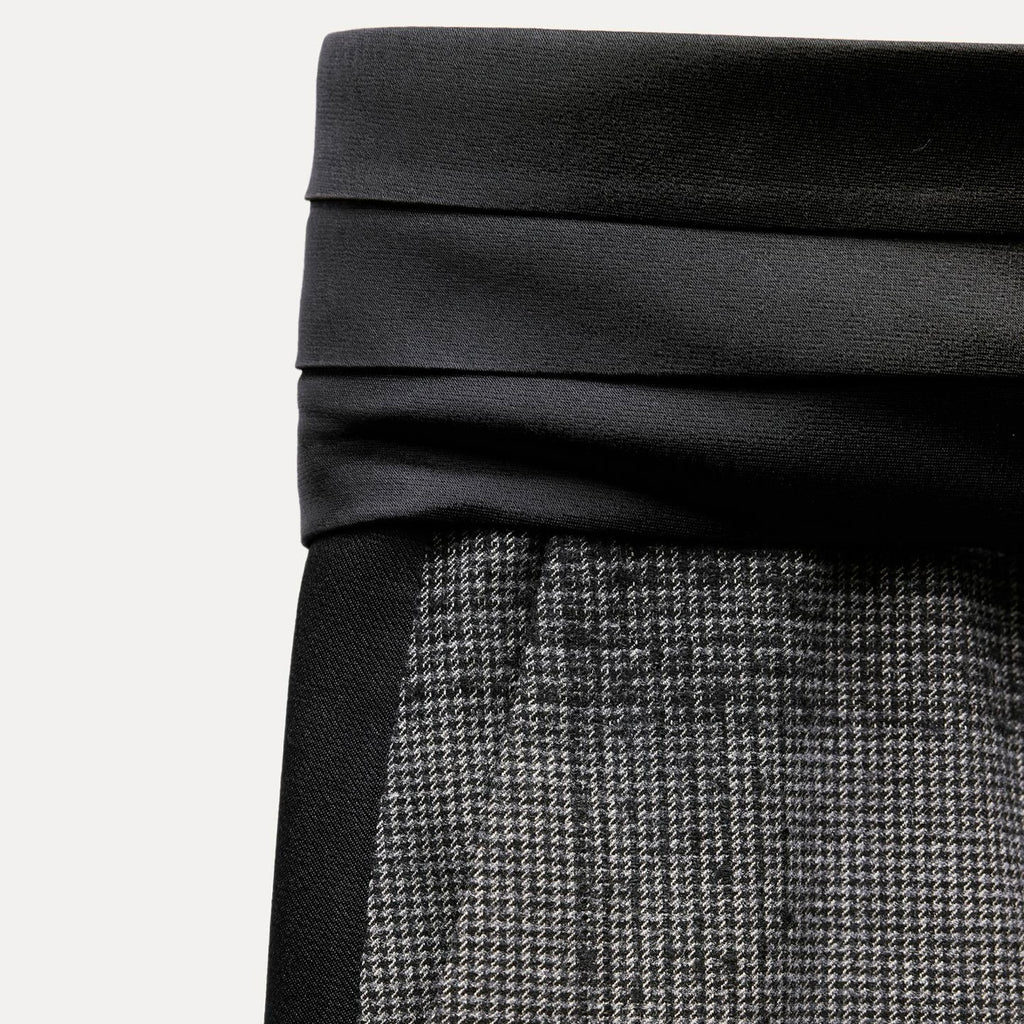 Pantalón cuadros fajín