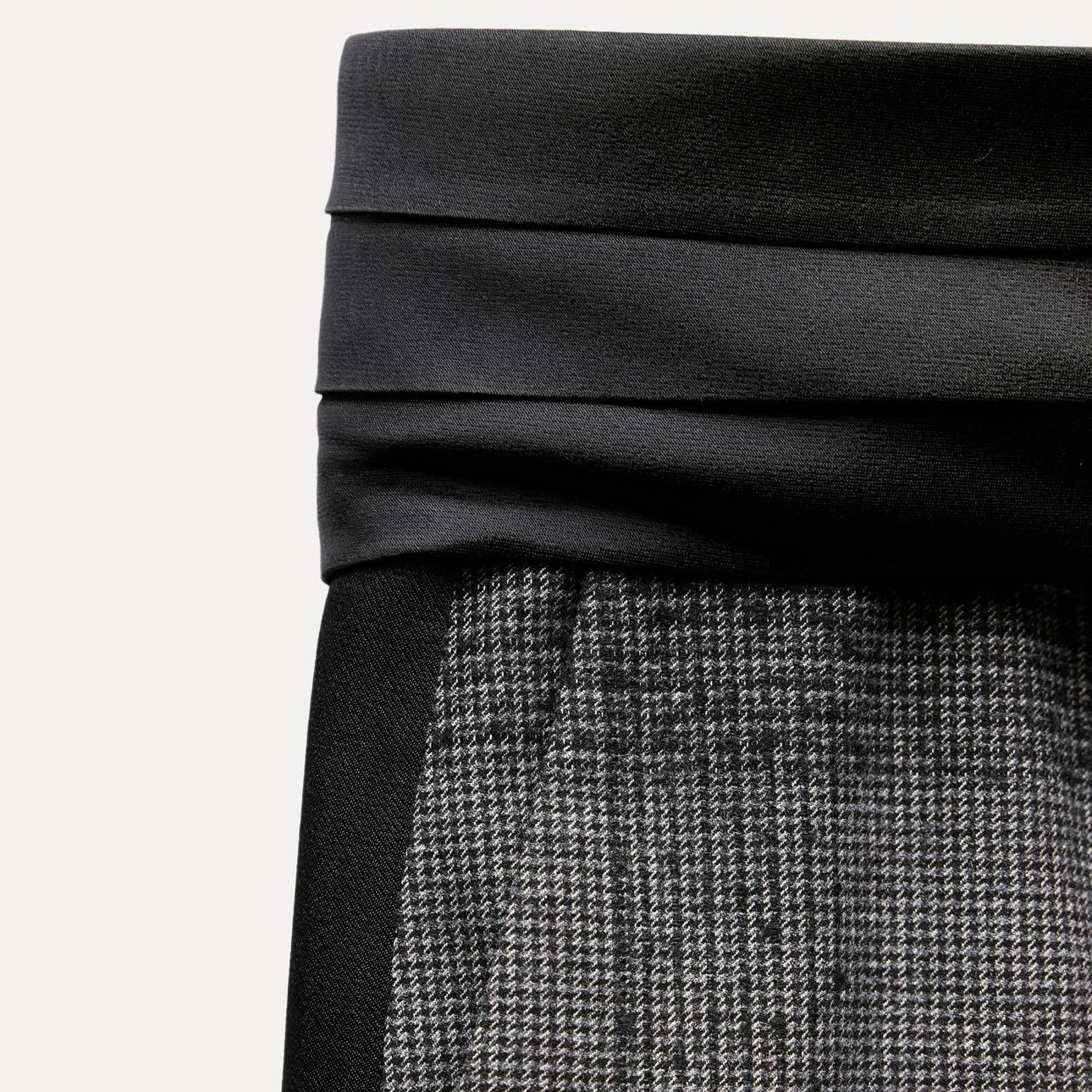 Pantalón cuadros fajín