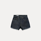 Shorts tiro alto denim
