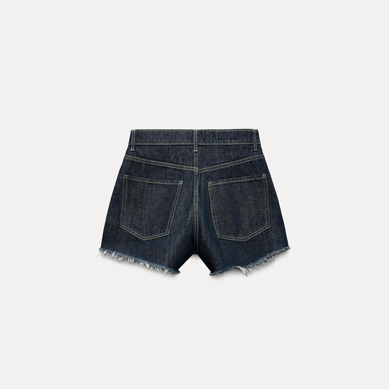 Shorts tiro alto denim