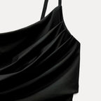 Body poliamida drapeado