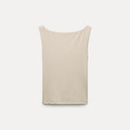 Top poliamida cuello barco