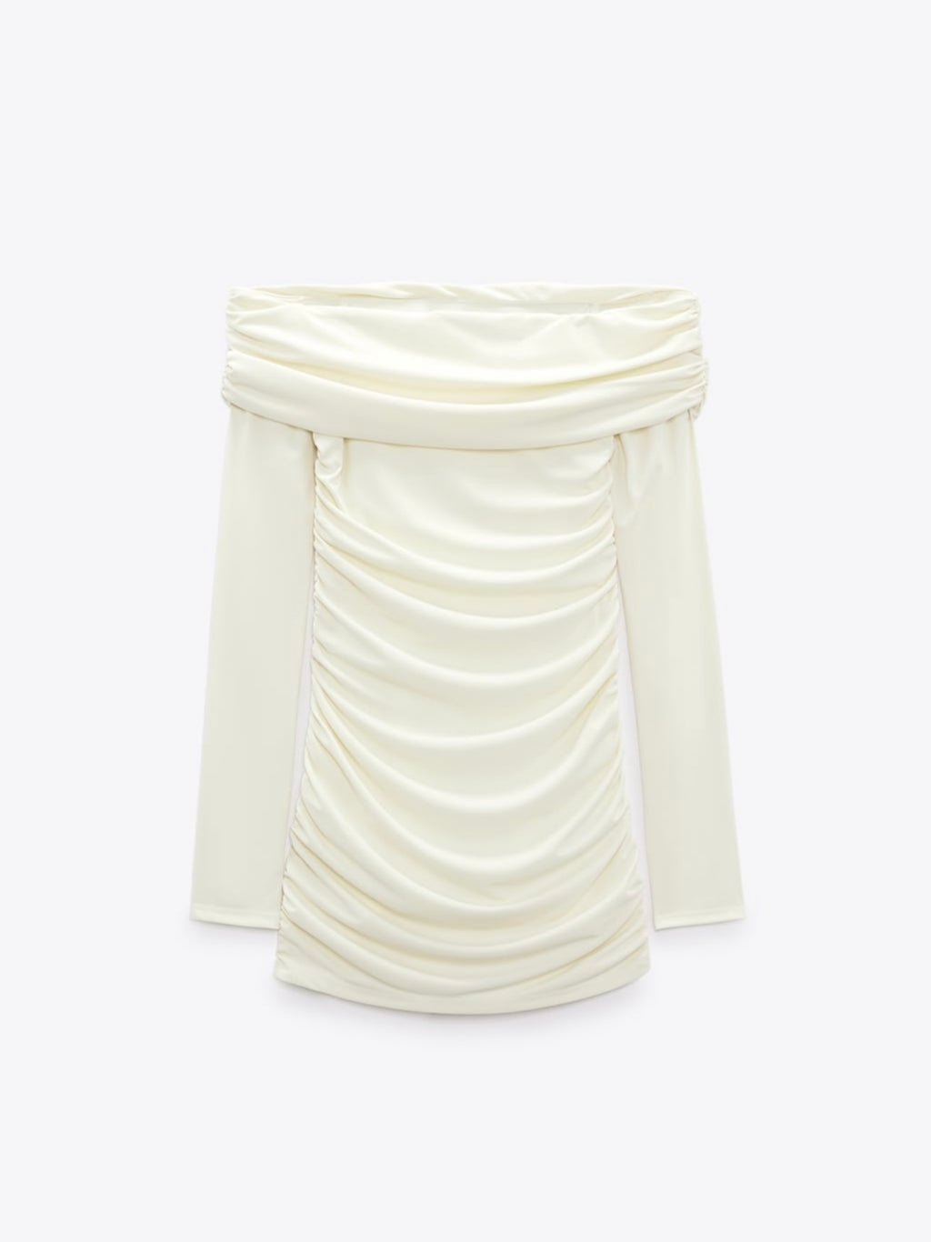 Vestido corto drapeado