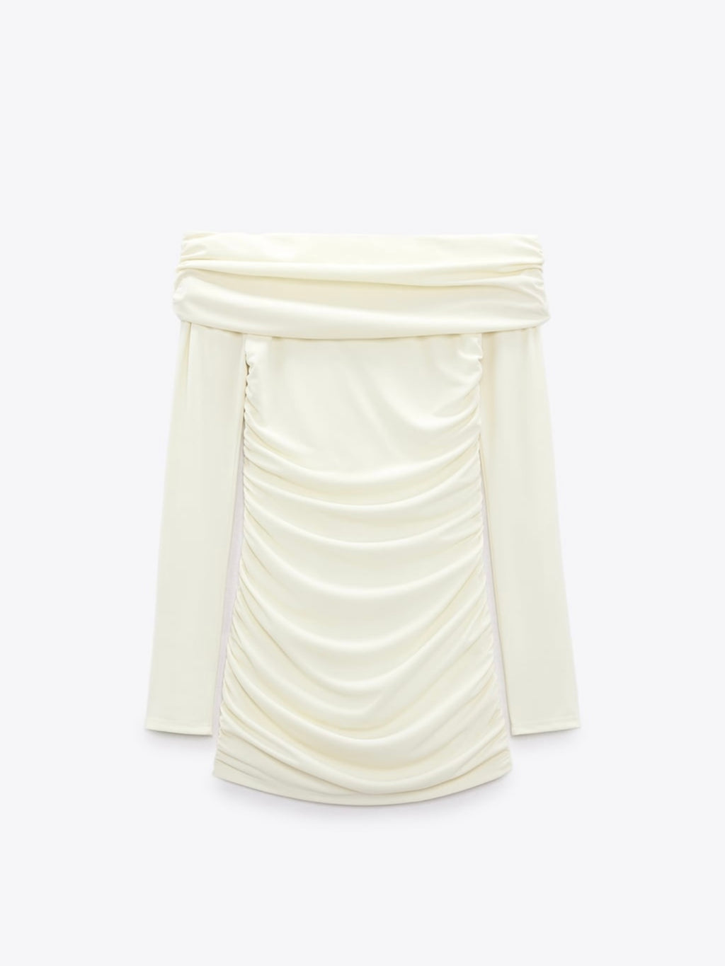 Vestido corto drapeado
