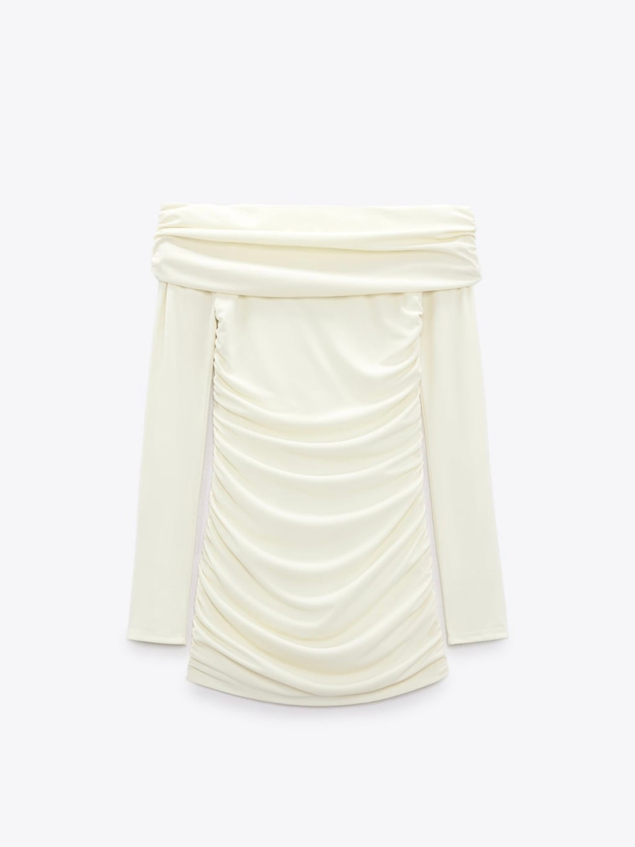 Vestido corto drapeado
