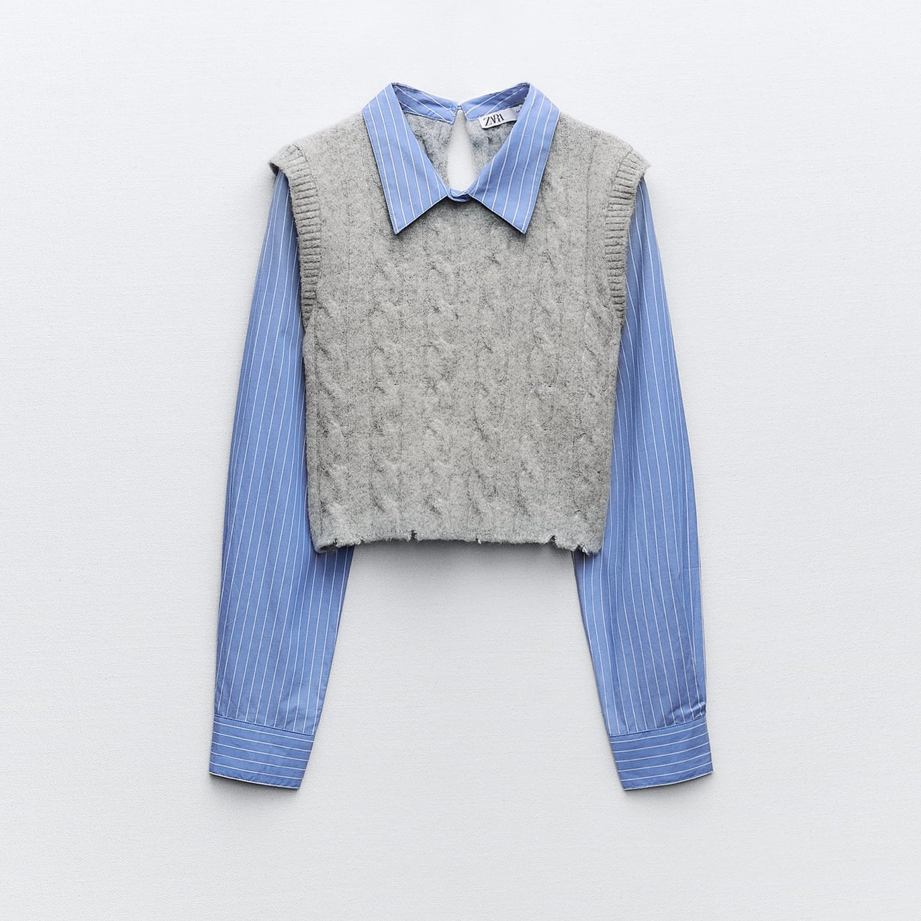 Jersey combinado punto