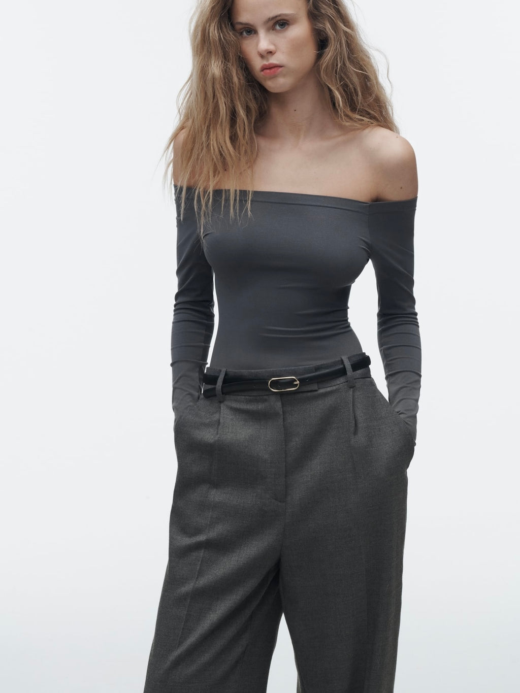 Pantalón ancho pinzas
