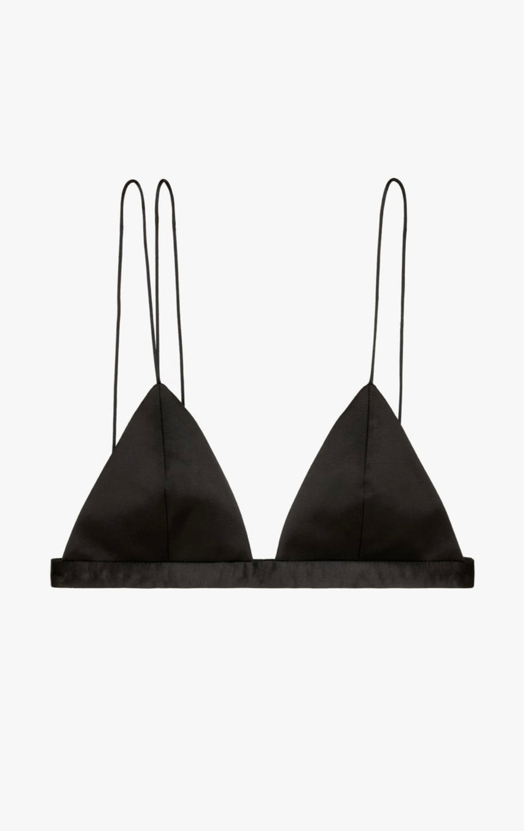 Top crop satinado