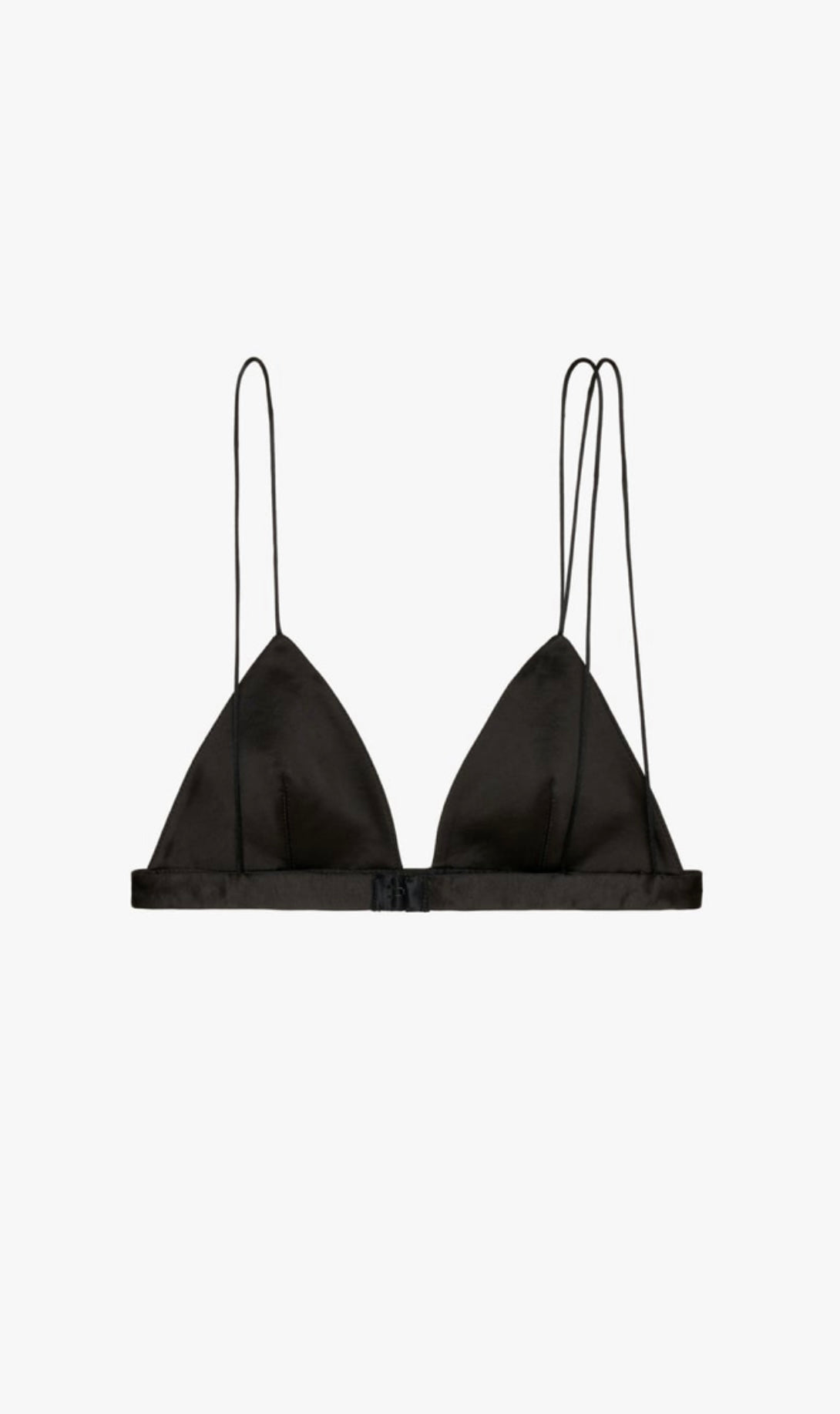 Top crop satinado