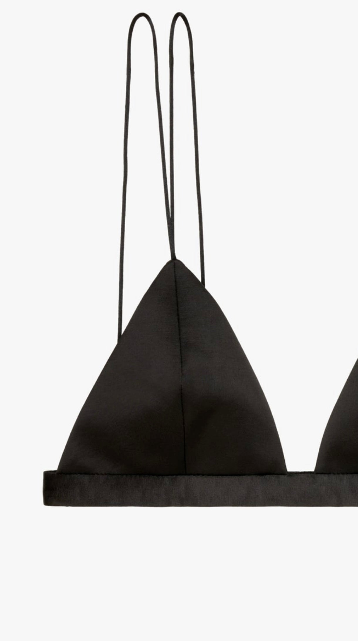 Top crop satinado