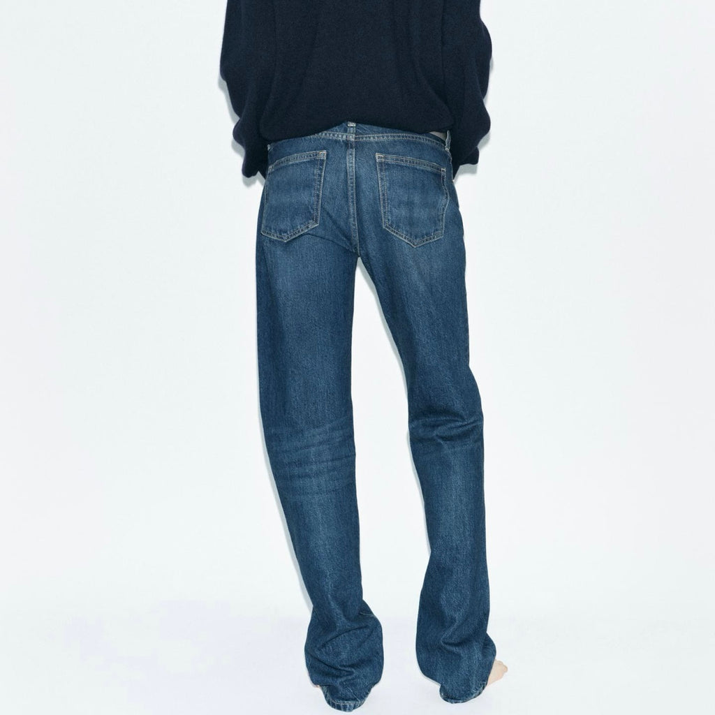 Jeans rectos tiro bajo