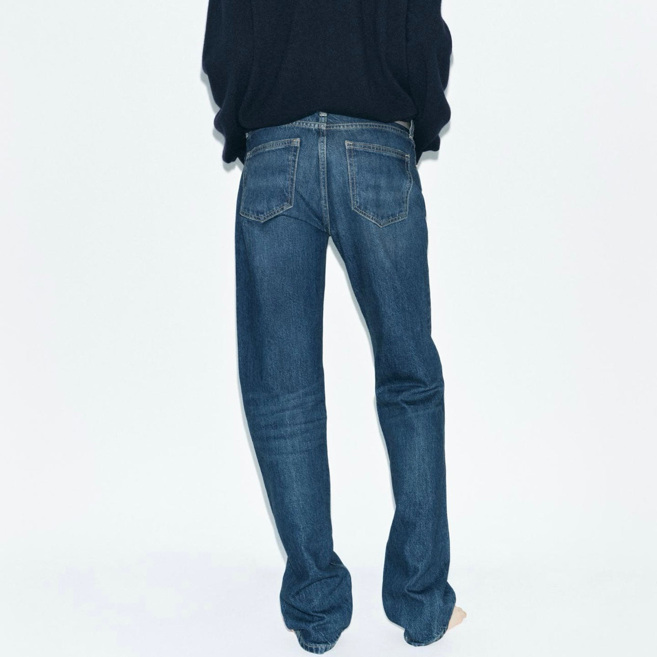 Jeans rectos tiro bajo