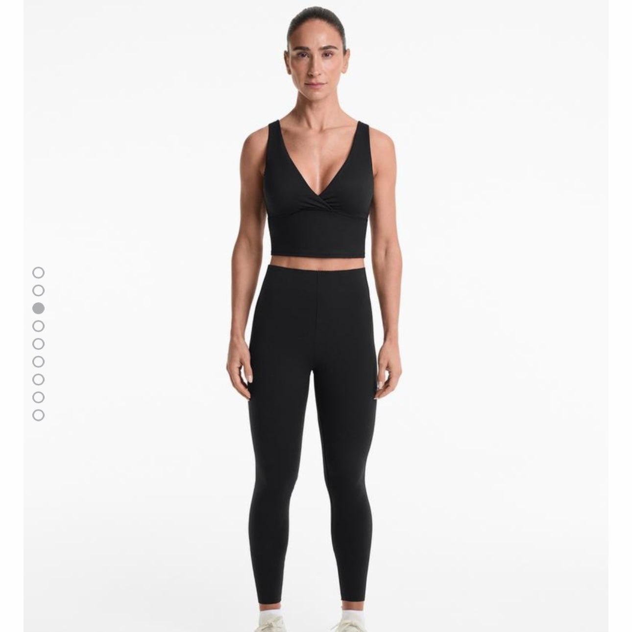 Tank top extra compressive escote pico