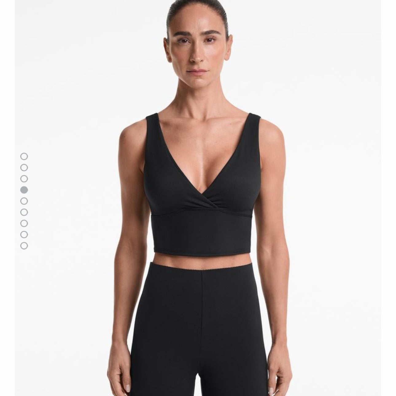 Tank top extra compressive escote pico