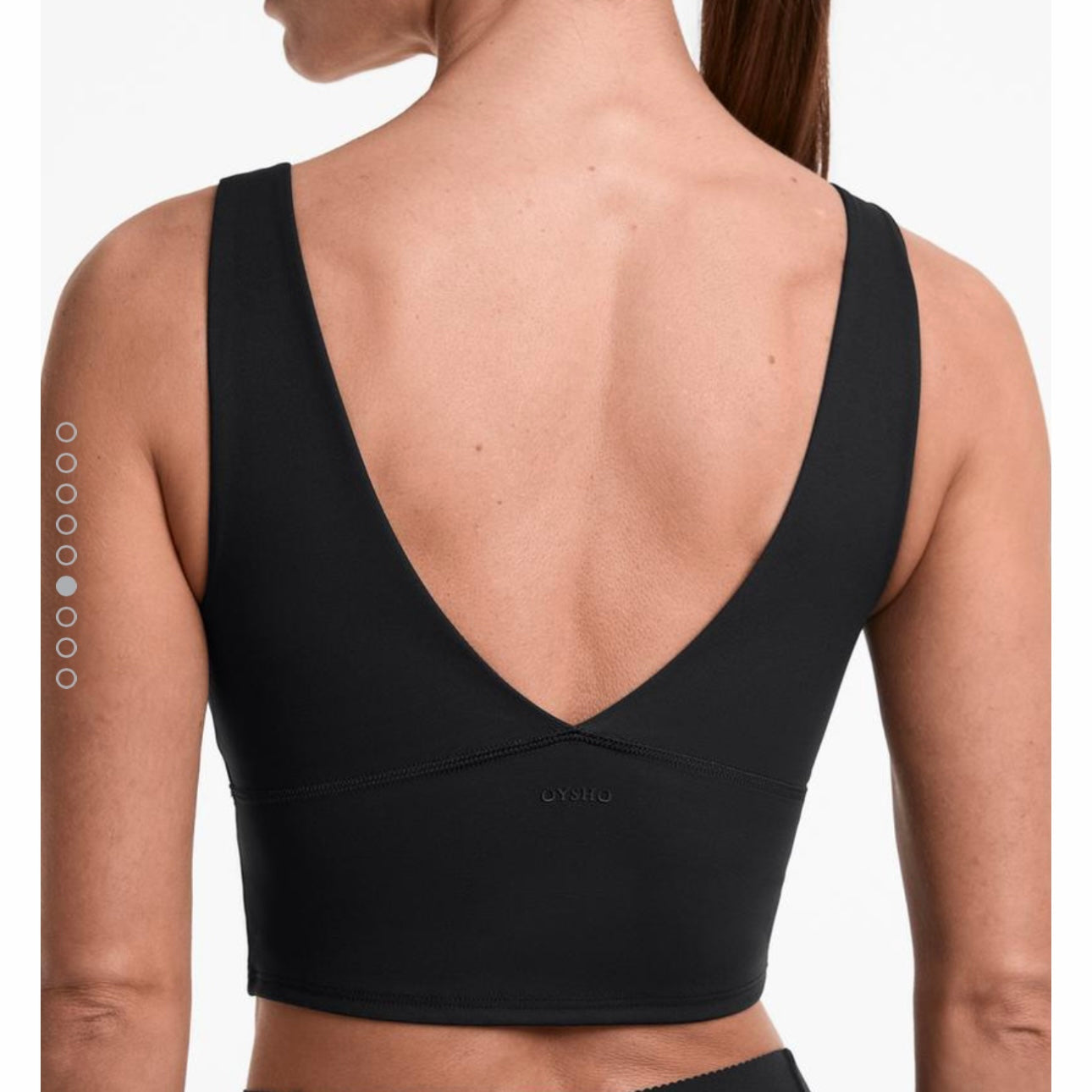 Tank top extra compressive escote pico