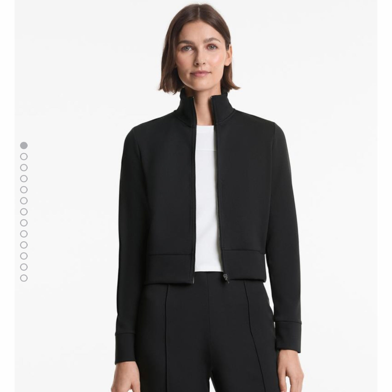 Chaqueta técnica efecto neopreno