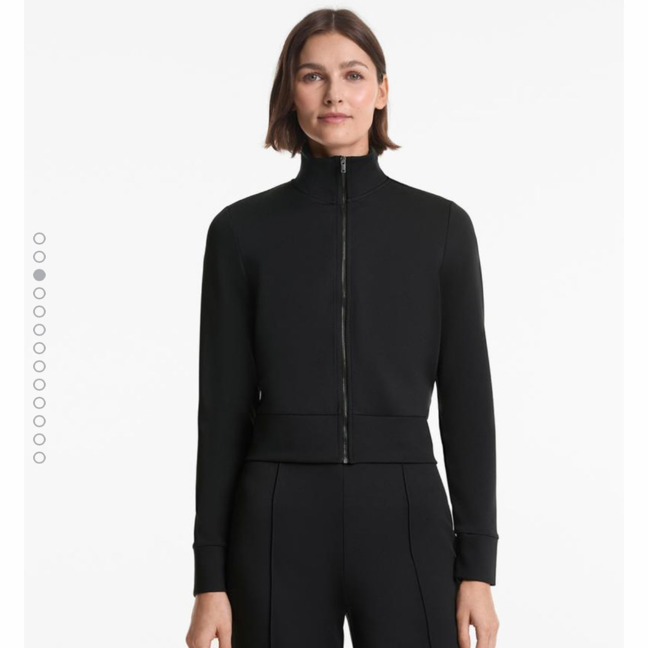 Chaqueta técnica efecto neopreno