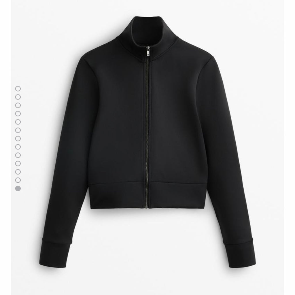 Chaqueta técnica efecto neopreno
