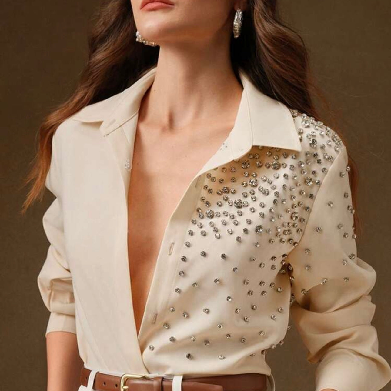 Camisa con brillos