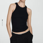 Tank top canalé